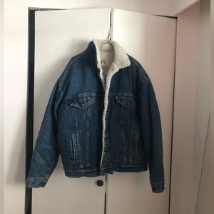 LEVIS Sherpa Denim Jacket M